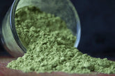 Matcha green tea leaf powder. Organic